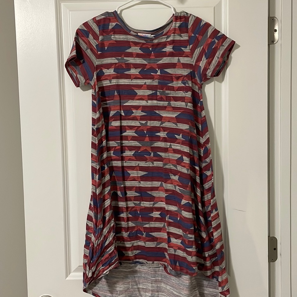 Lule Roe XXS American flag Carly